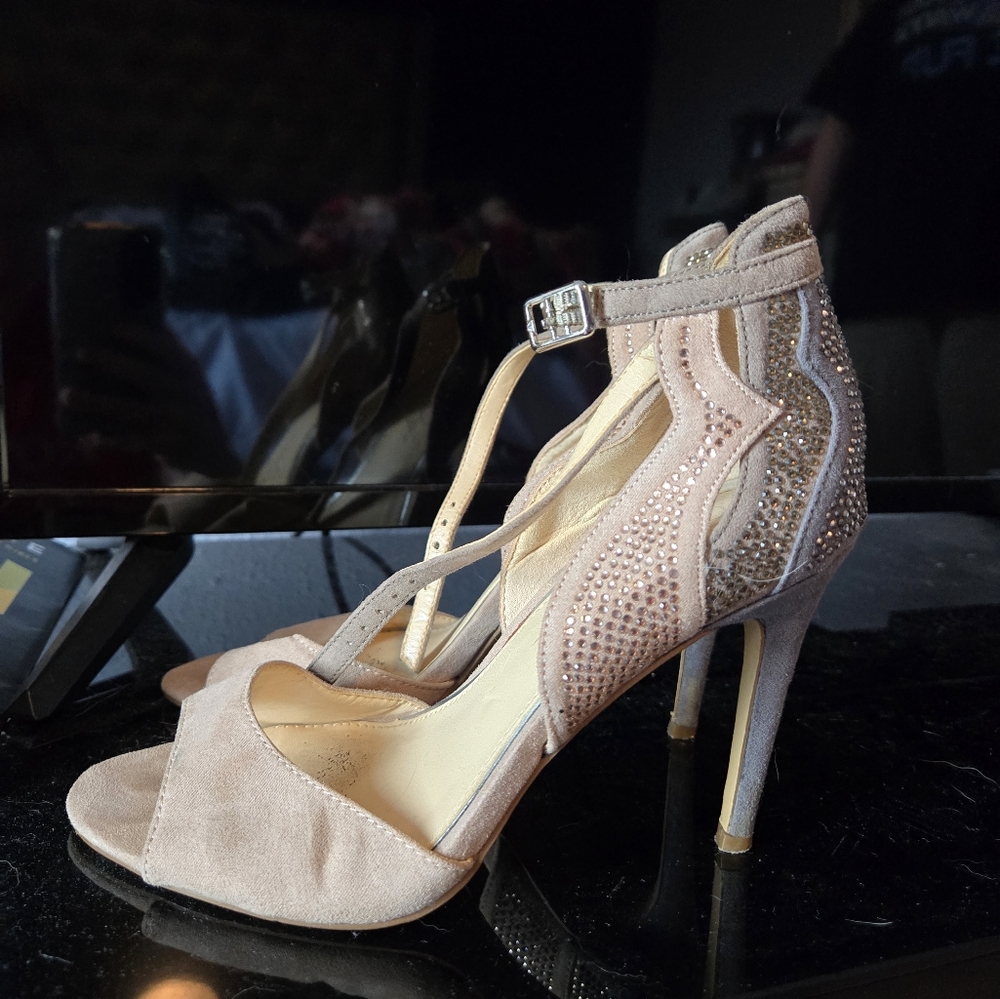 Jessica Simpson Rhinestone Heels - Picture 2 of 5
